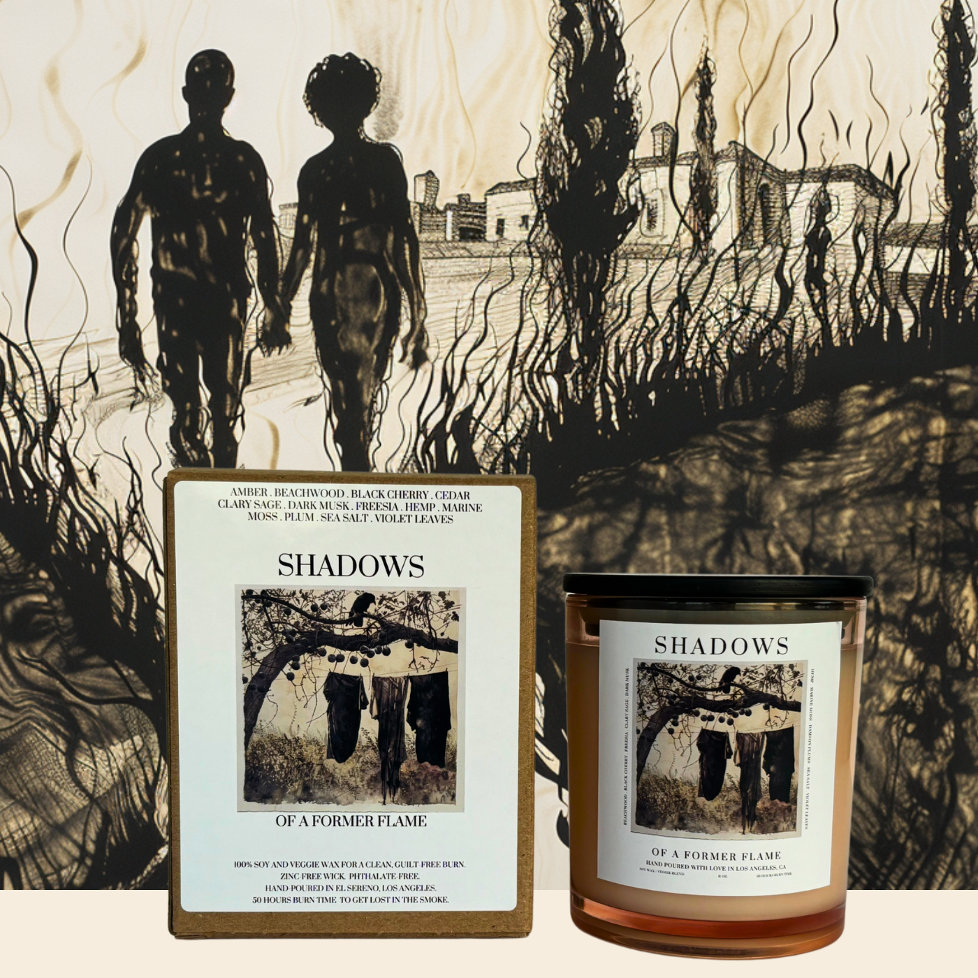 Shadows of a Former Flame - Candle