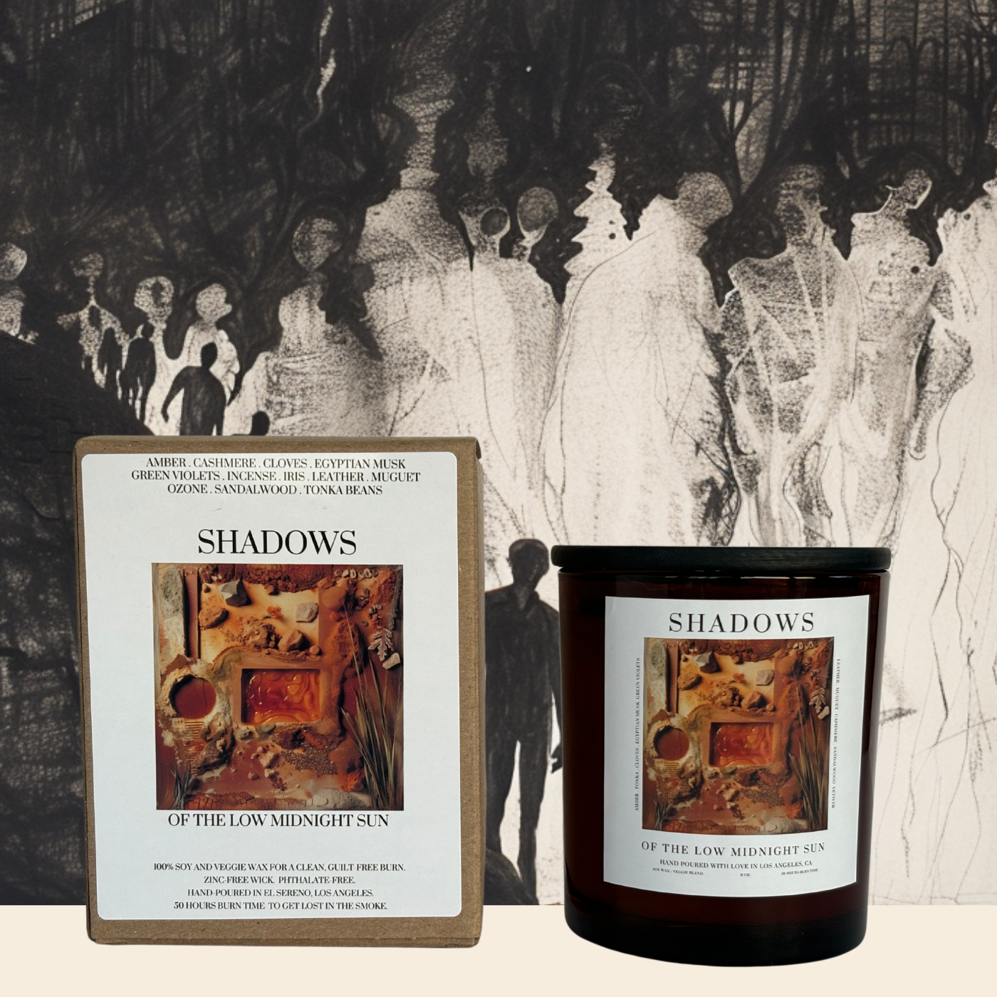 Shadows of the Low Midnight Sun - Candle